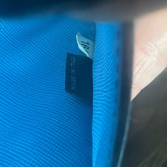 COPY - Prada Vitello Grain Blue Envelope Wallet w/unbranded Chain - Picture 14 of 14